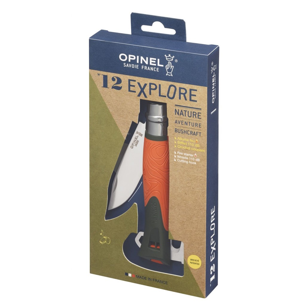 Opinel No.12 Explore Knife - Orange