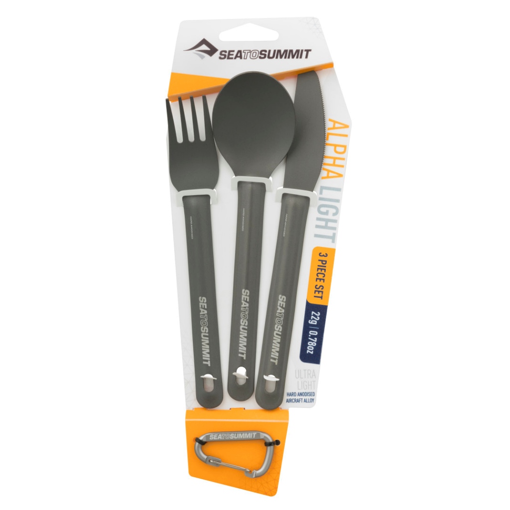 Sea to Summit AlphaLight Cutlery 3 Piece - Knife, Fork & Spoon