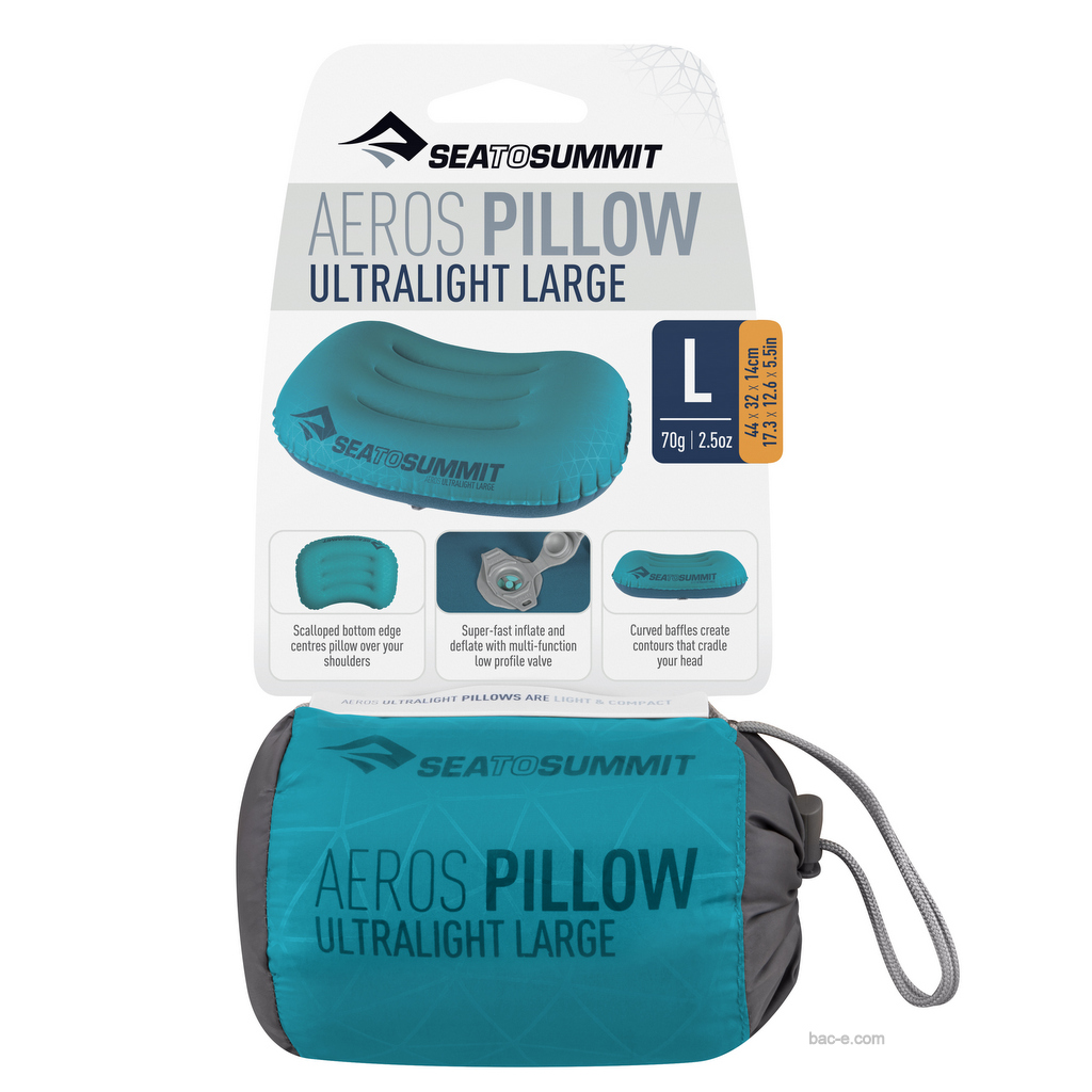 Sea to Summit Aeros Ultralight Pillow Large Aqua