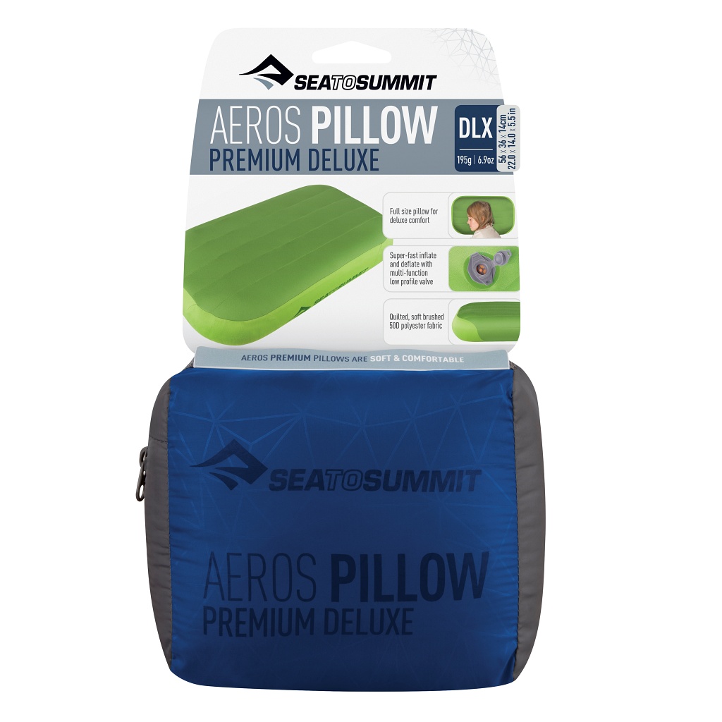 Sea to Summit Aeros Premium Pillow Deluxe Navy