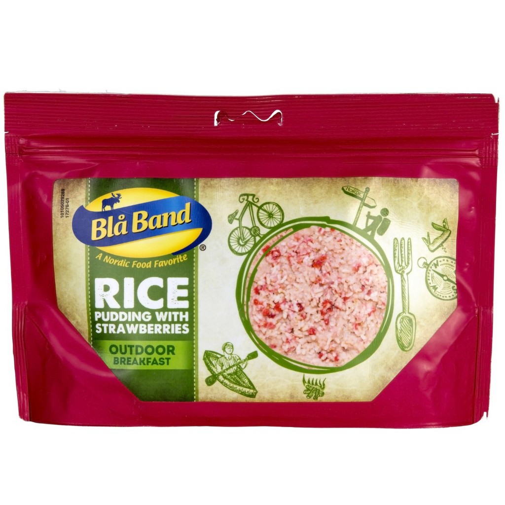 Bla Band Rice Pudding with Strawberries