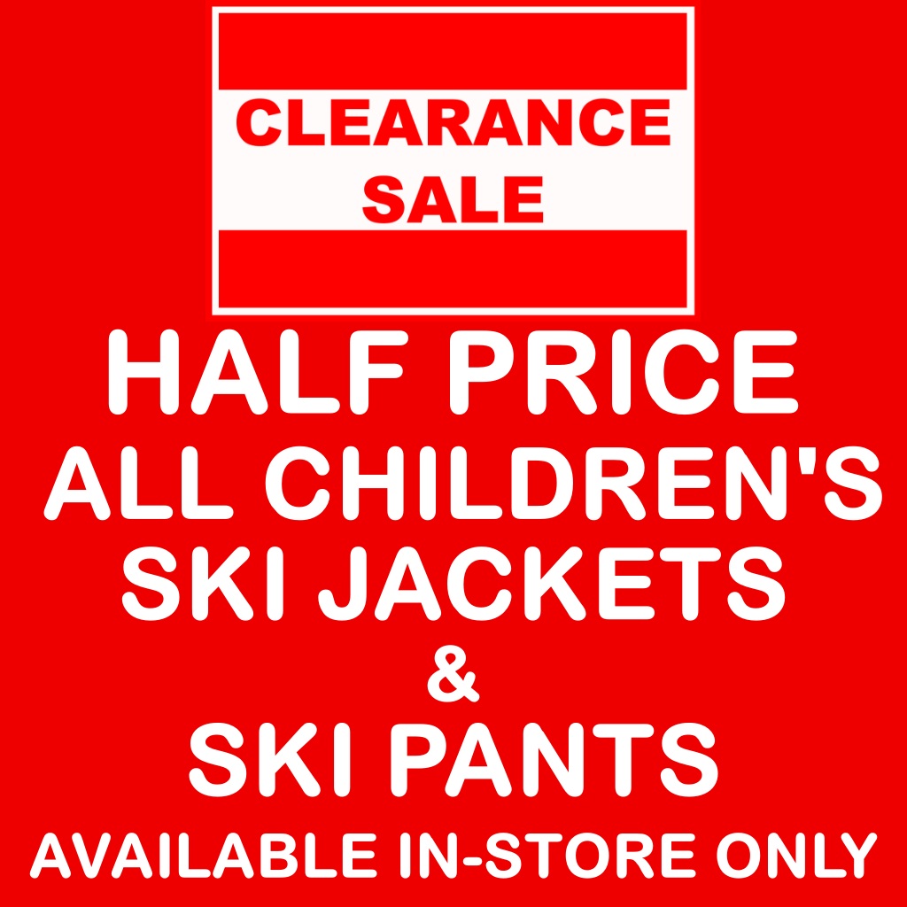 Childrens Ski Jackets & Pants - NOW HALF PRICE - IN-STORE ONLY