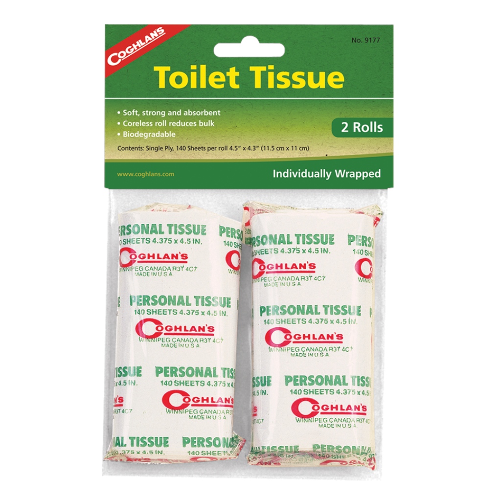 Coghlans Toilet Tissue 2x Pack of 2