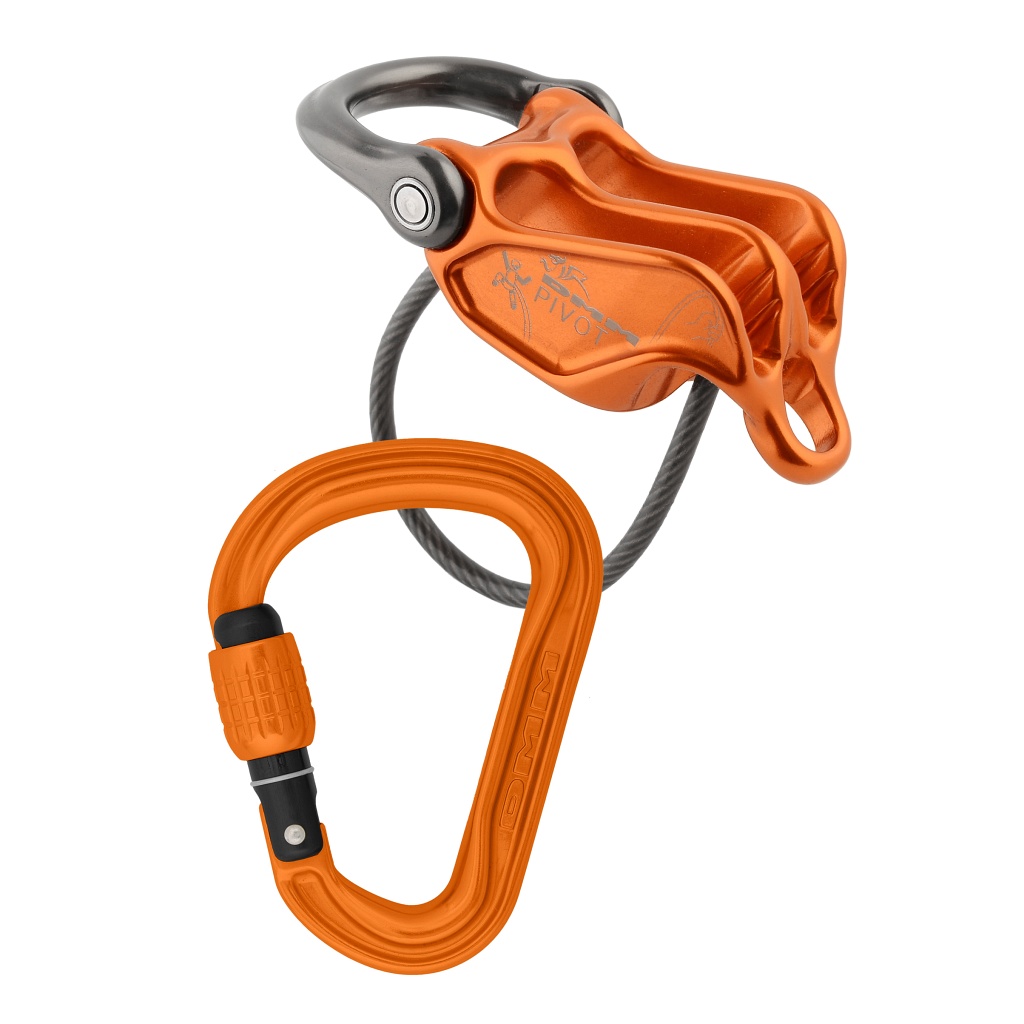 DMM Pivot & Phantom HMS Screwgate Belay Set - Orange