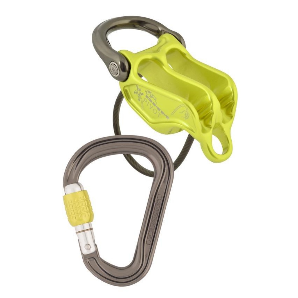 DMM Pivot & Phantom HMS Screwgate Belay Set - Lime