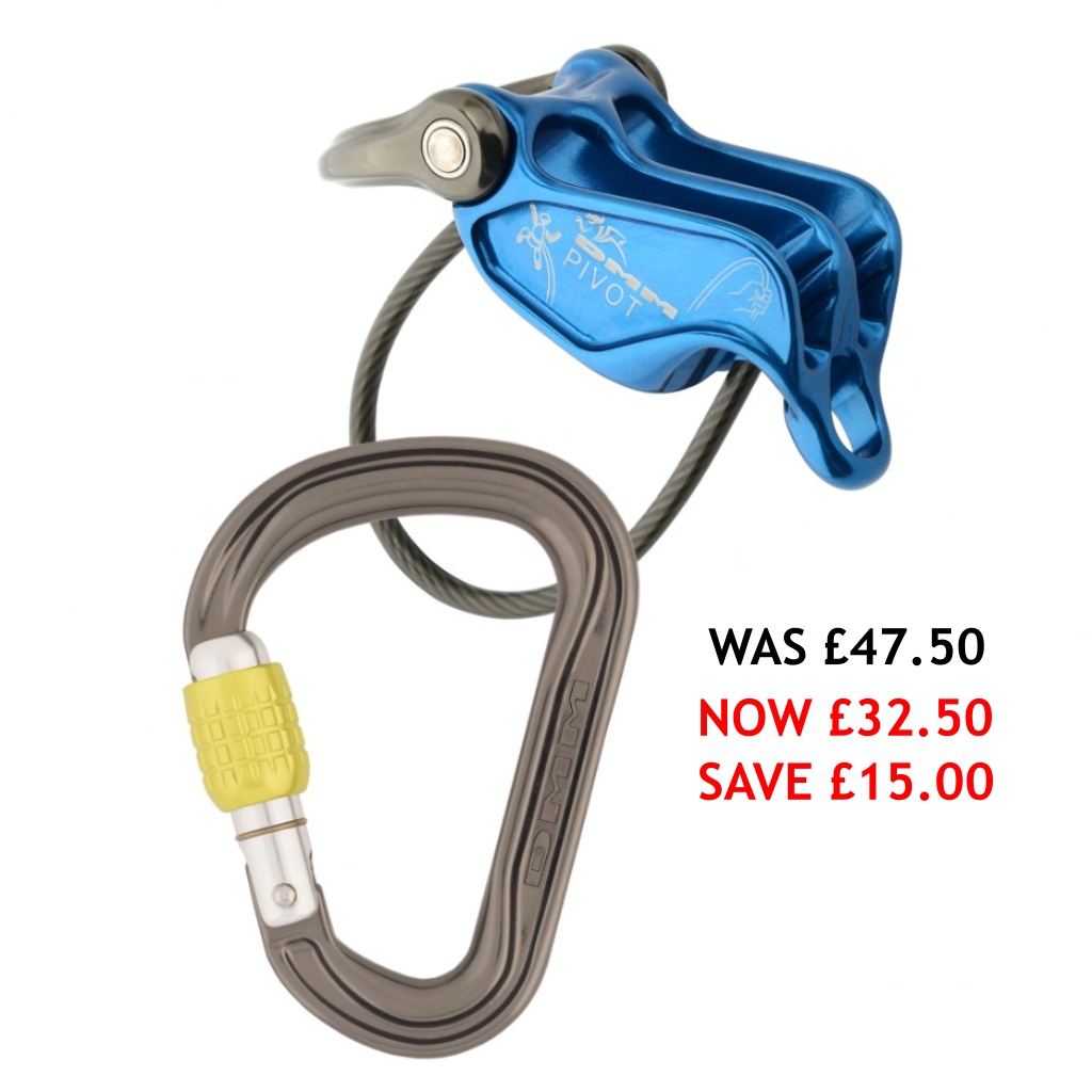 DMM Pivot & Phantom HMS Screwgate Belay Set - Blue