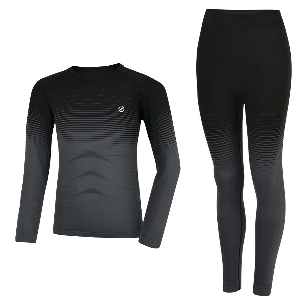 Dare 2b In The Zone Base Layer Set Kids - Black Gradient