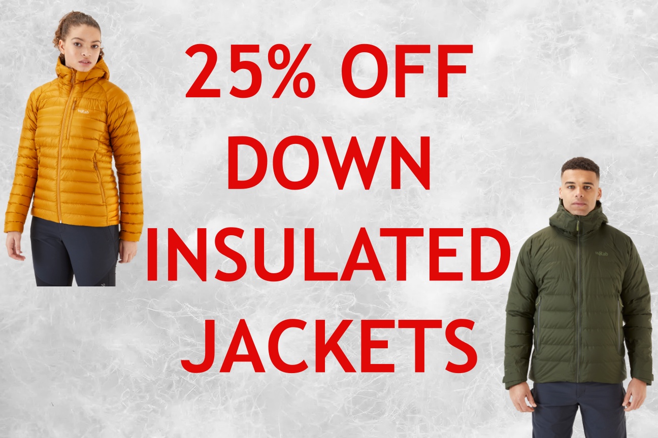 25% OFF DOWN JACKETS