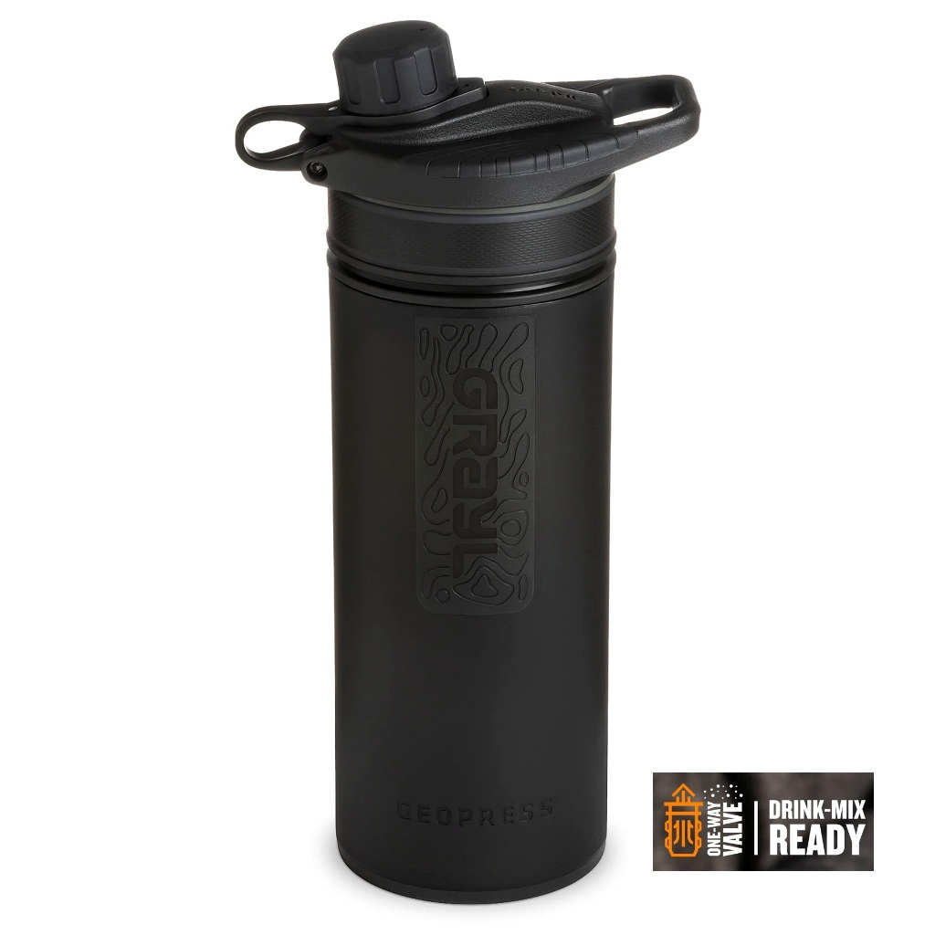 Grayl Geopress Water Purifier - Covert Black