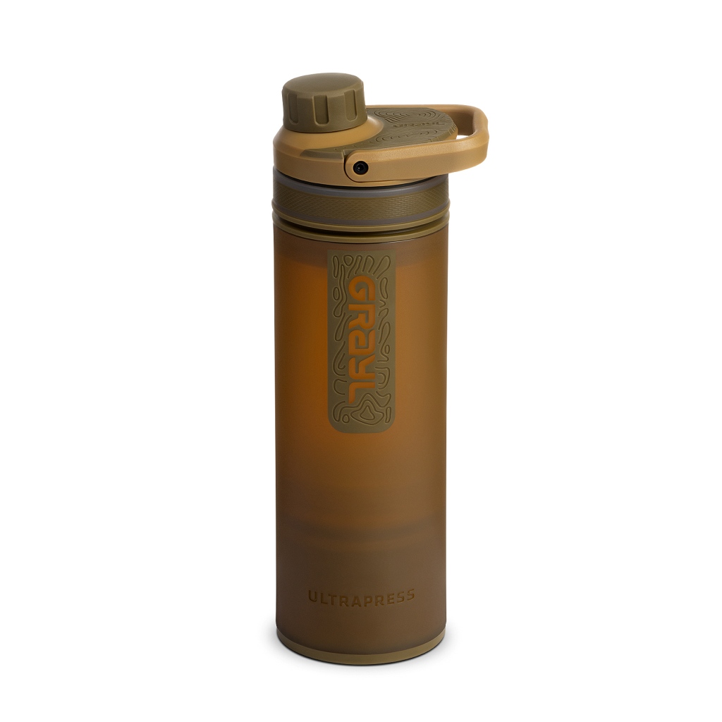 Grayl Ultrapress Purifier Bottle 500ml - Coyote Brown