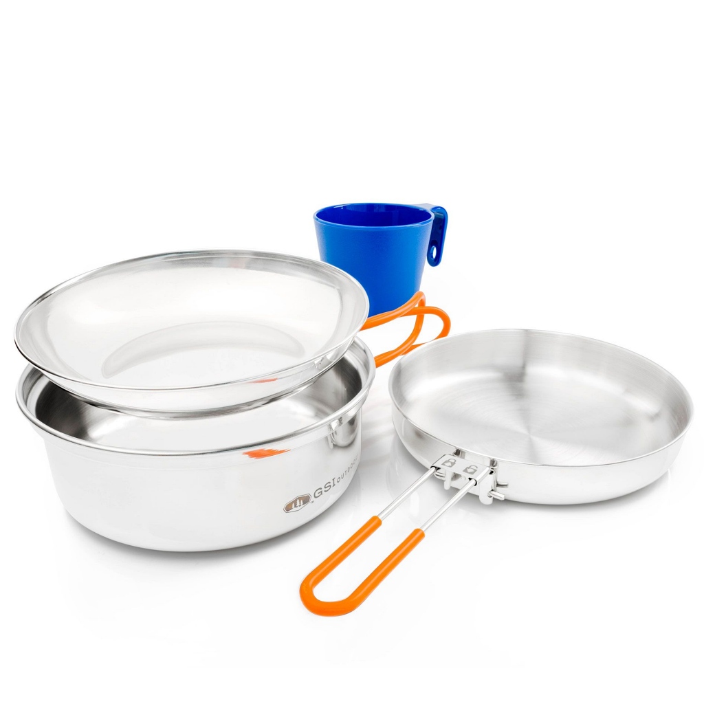 GSI Glacier Stainless 1 Person Mess KIt