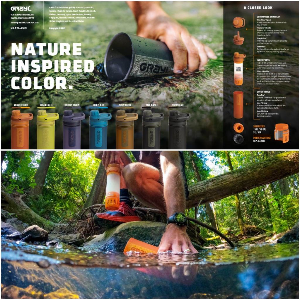 Grayl Ultrapress Purifier Bottle 500ml - QUICKSTART GUIDE & TIPS