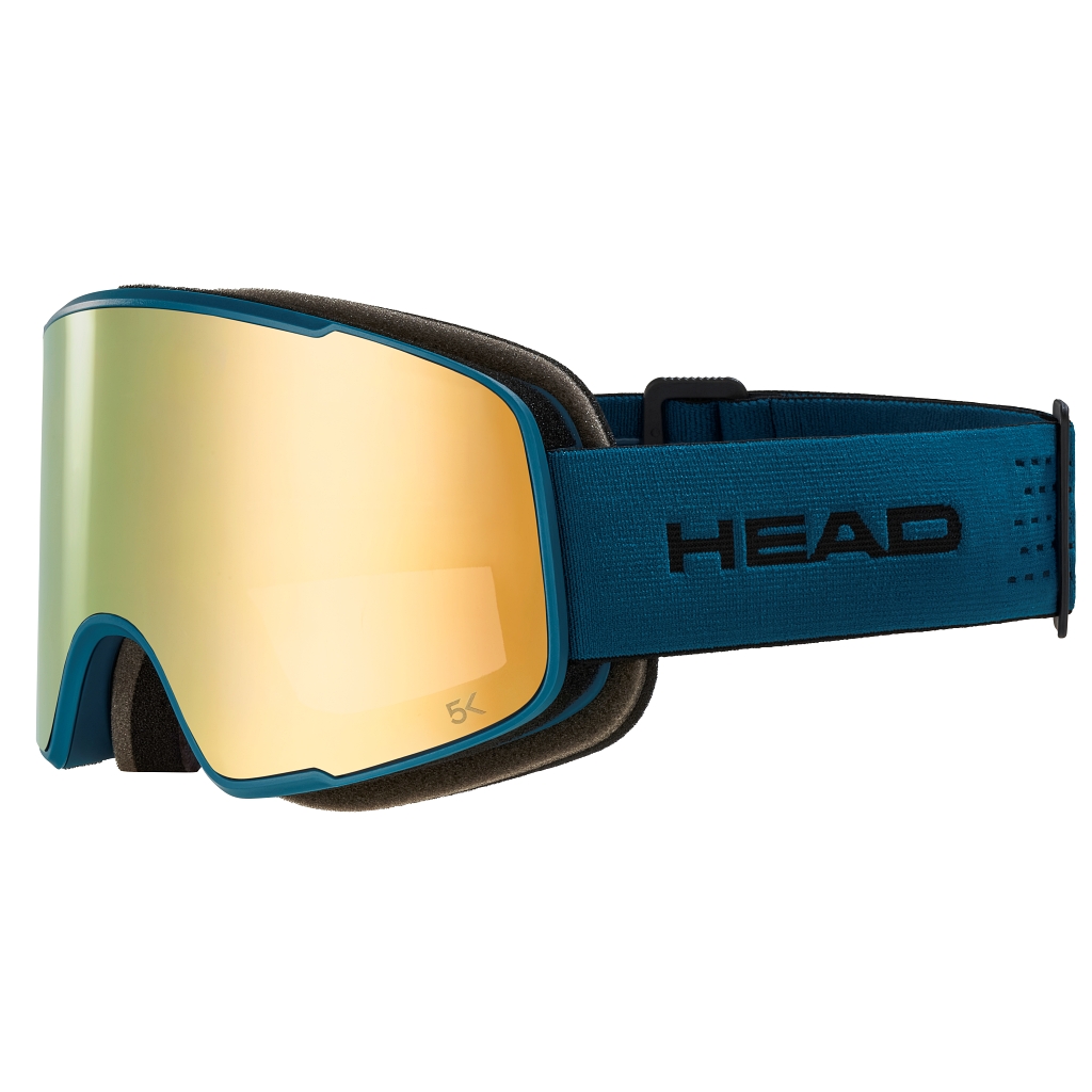 Head Horizon 2.0 5K SL Unisex - Petrol / Gold 5K  w/ Orange Spare Lens