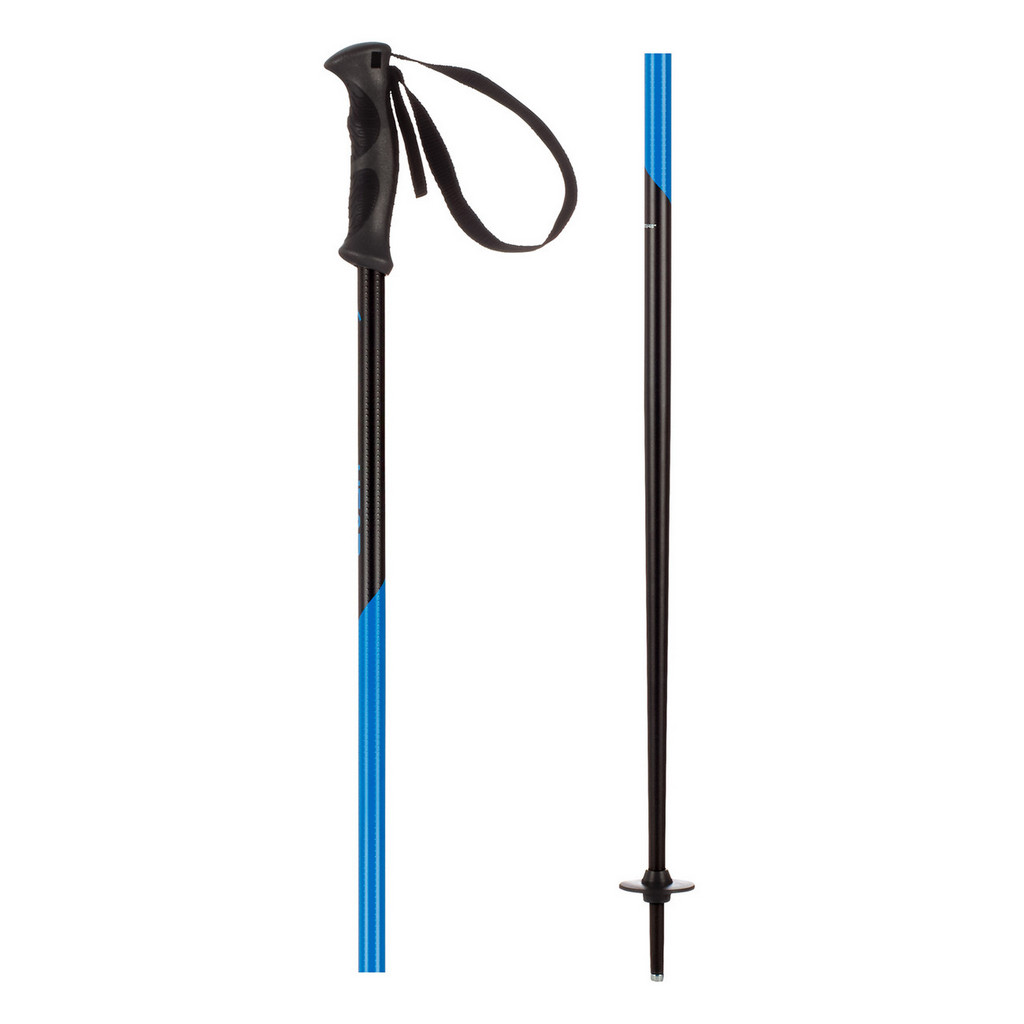 Head Multi S Ski Poles -  Black / Neon Blue
