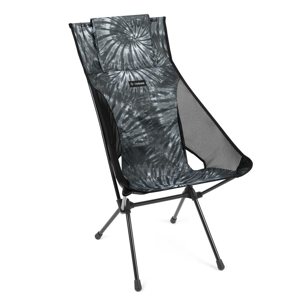Helinox Sunset Chair with FREE Cup Holder - Black Tie Dye