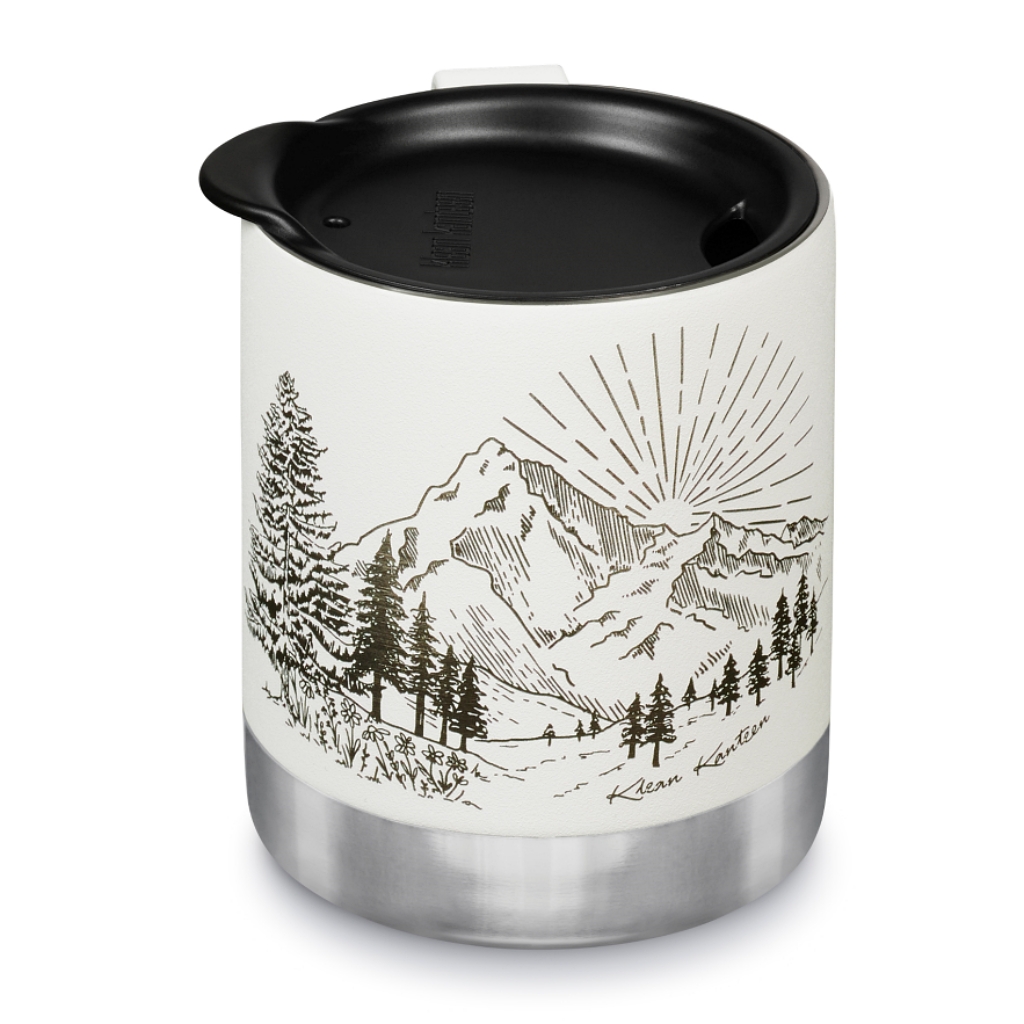 Klean Kanteen Insulated S/S Camp Mug - Mountain Matt White