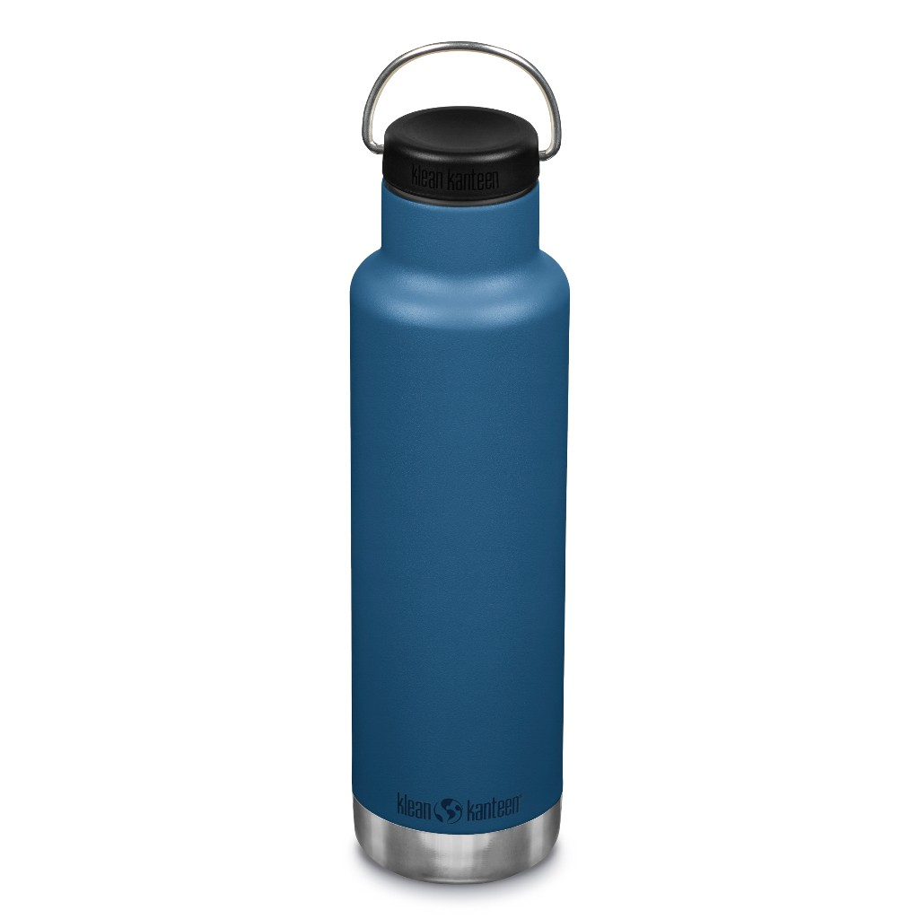 Klean Kanteen Insulated Classic Steel Bottle w/ Loop Cap 592ml - Real Teal
