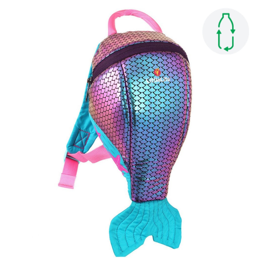 Littlelife Toddler Backpack with Rein - Meya the Mermaid
