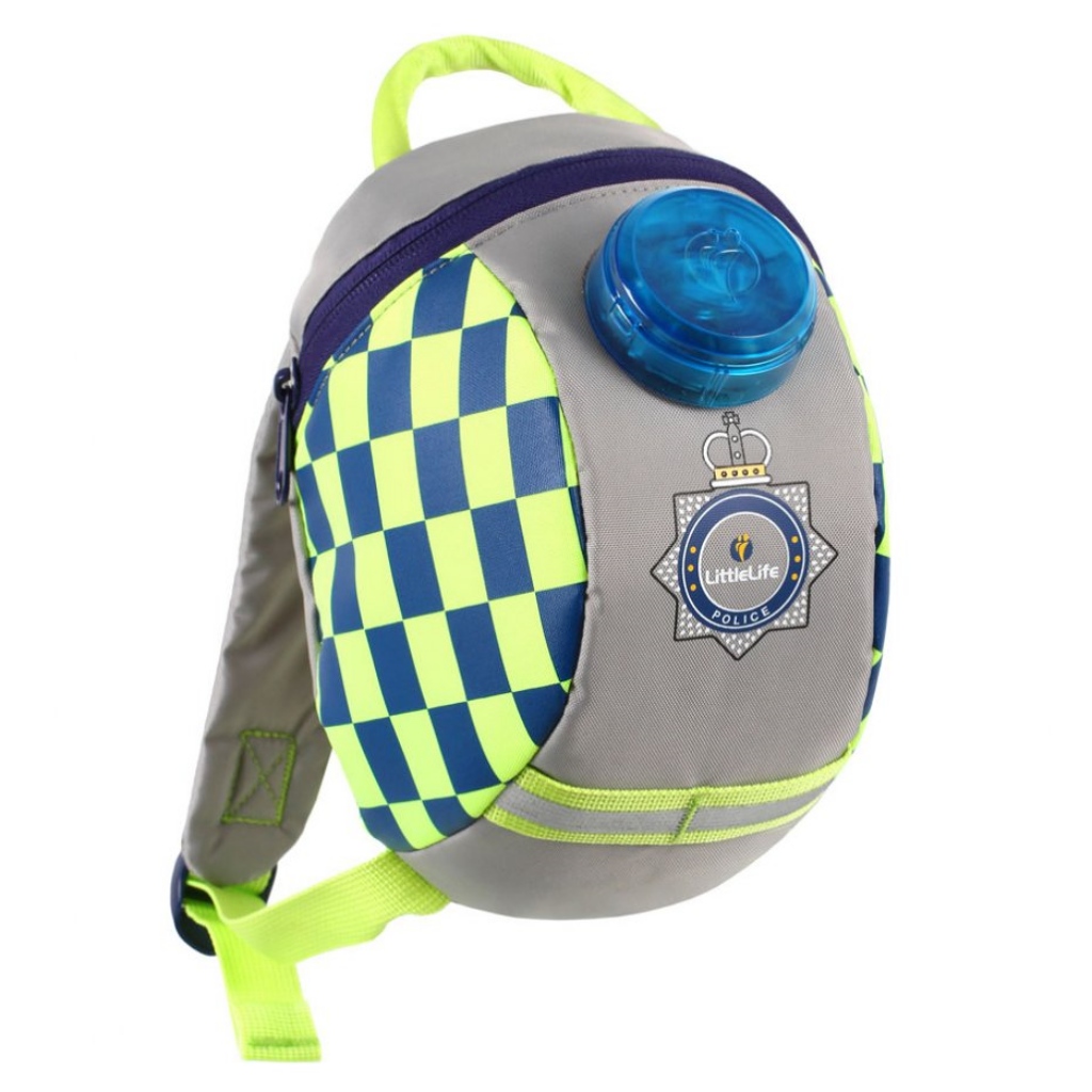 Littlelife Toddler Backpack with Rein - Police Car