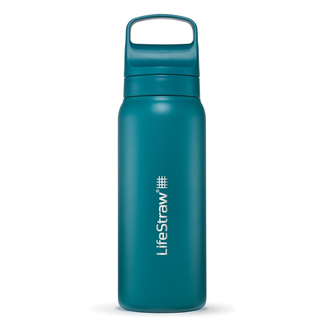 Lifestraw Go 700ml Stainless Insulated Water Filter 2024 - Laguna Teal