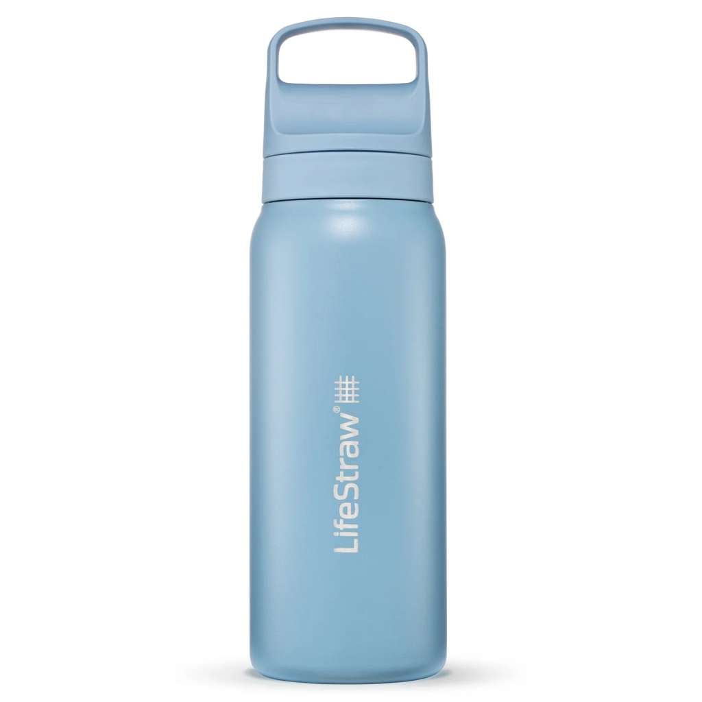 Lifestraw Go 700ml Stainless Insulated Water Filter - Icelandic Blue