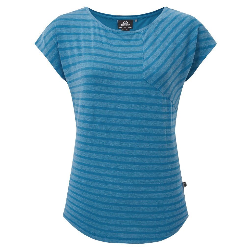 Mountain Equipment Silhouette Tee Womens - Alto Stripe