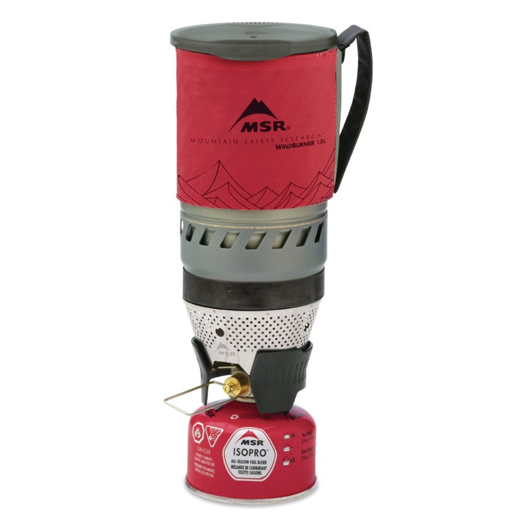 MSR Windburner 1.0L Personal Stove System - Red