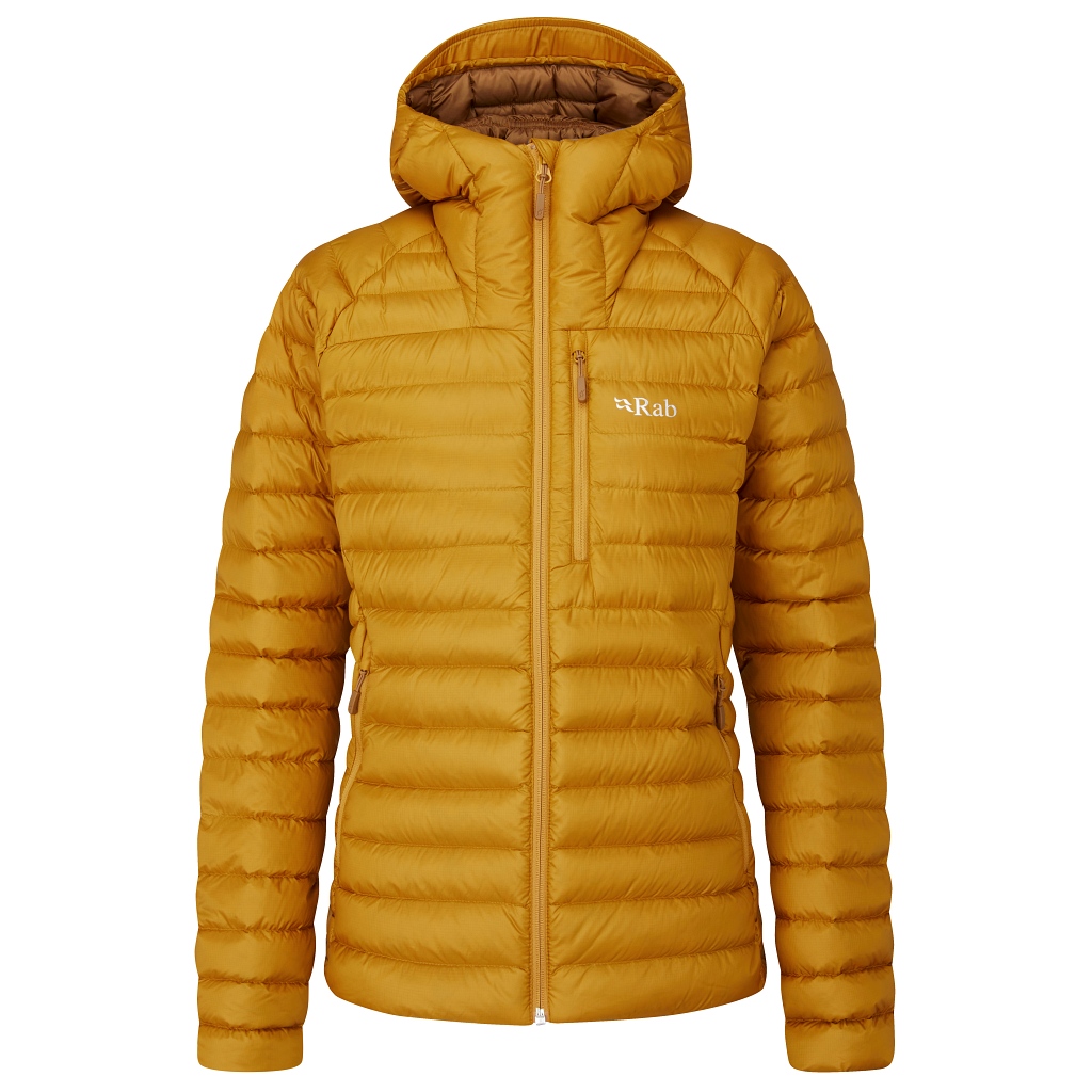 Rab Microlight Alpine Down Jacket Womens - Dark Butternut 