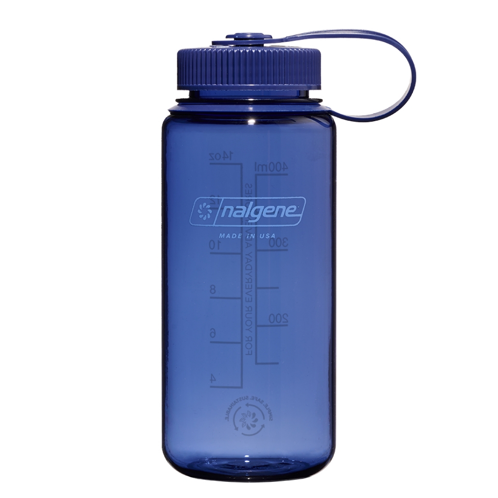 Nalgene 500ml Wide Mouth Sustain Water Bottle - Denim