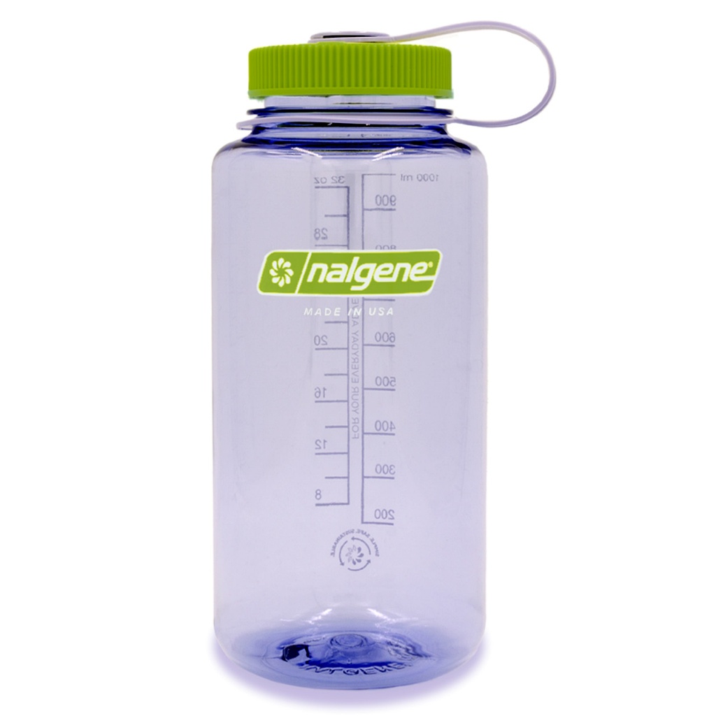 Nalgene 1L Wide Mouth Tritan Sustain Water Bottle 2023 - Dove Gray