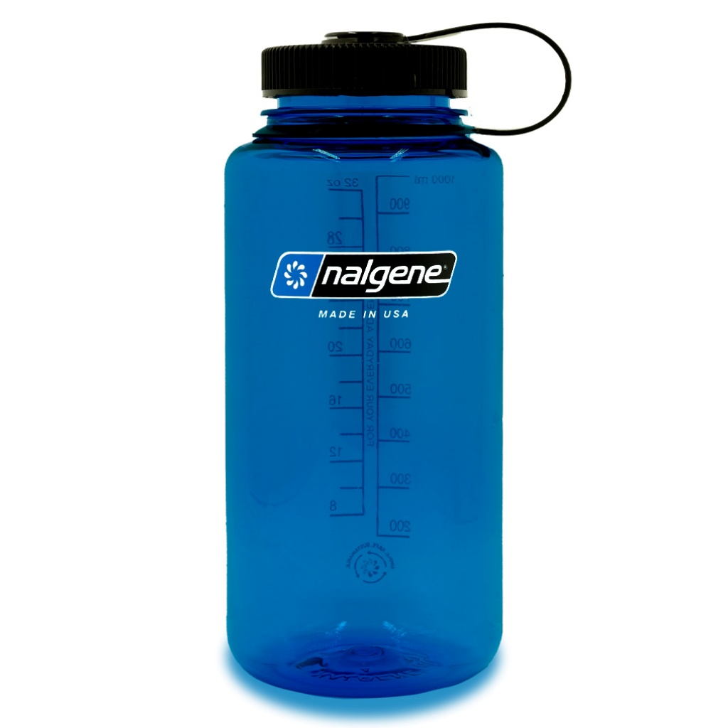 Nalgene 1L Wide Mouth Tritan Sustain Water Bottle - Blue