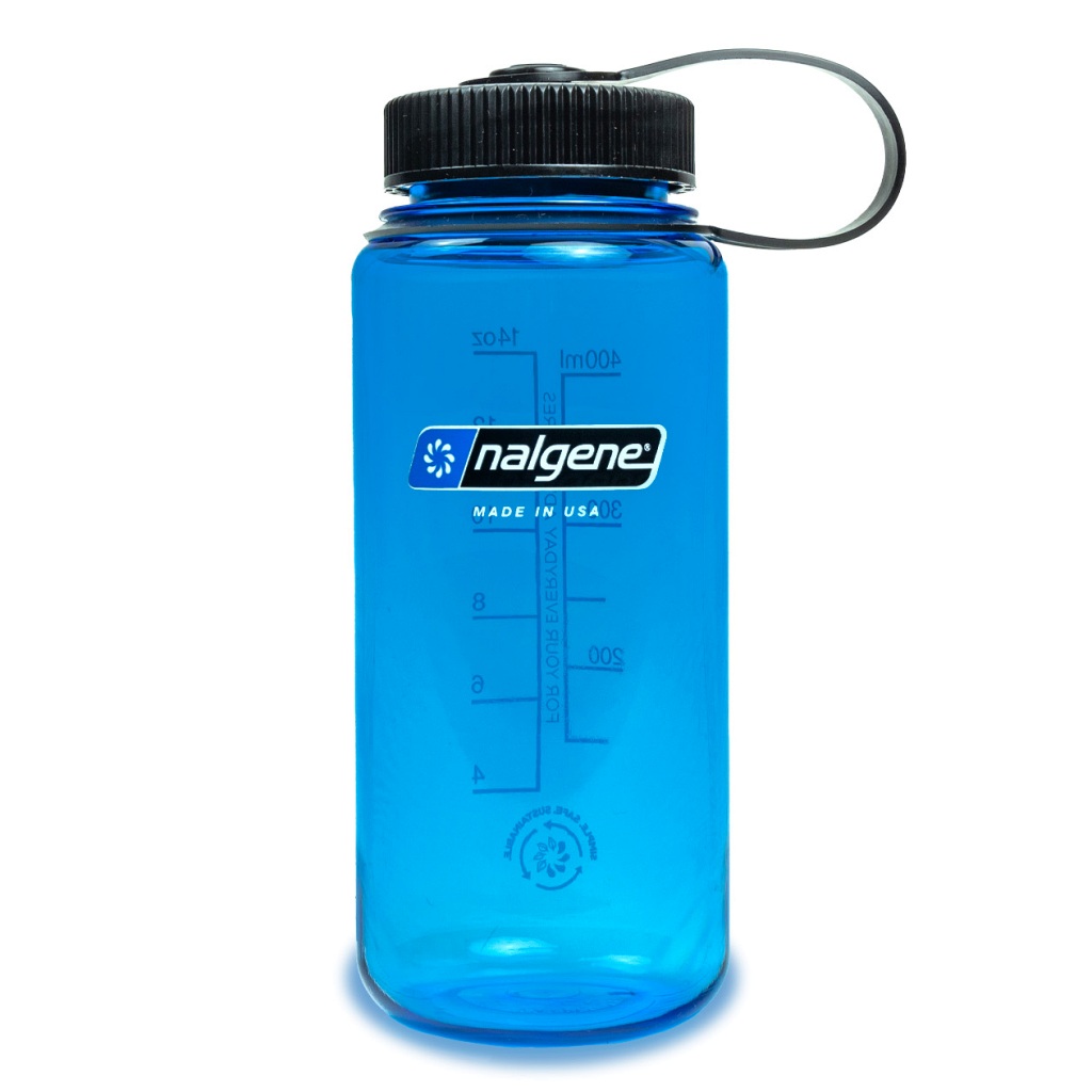Nalgene 500ml Wide Mouth Tritan Sustain Water Bottle - Slate Blue
