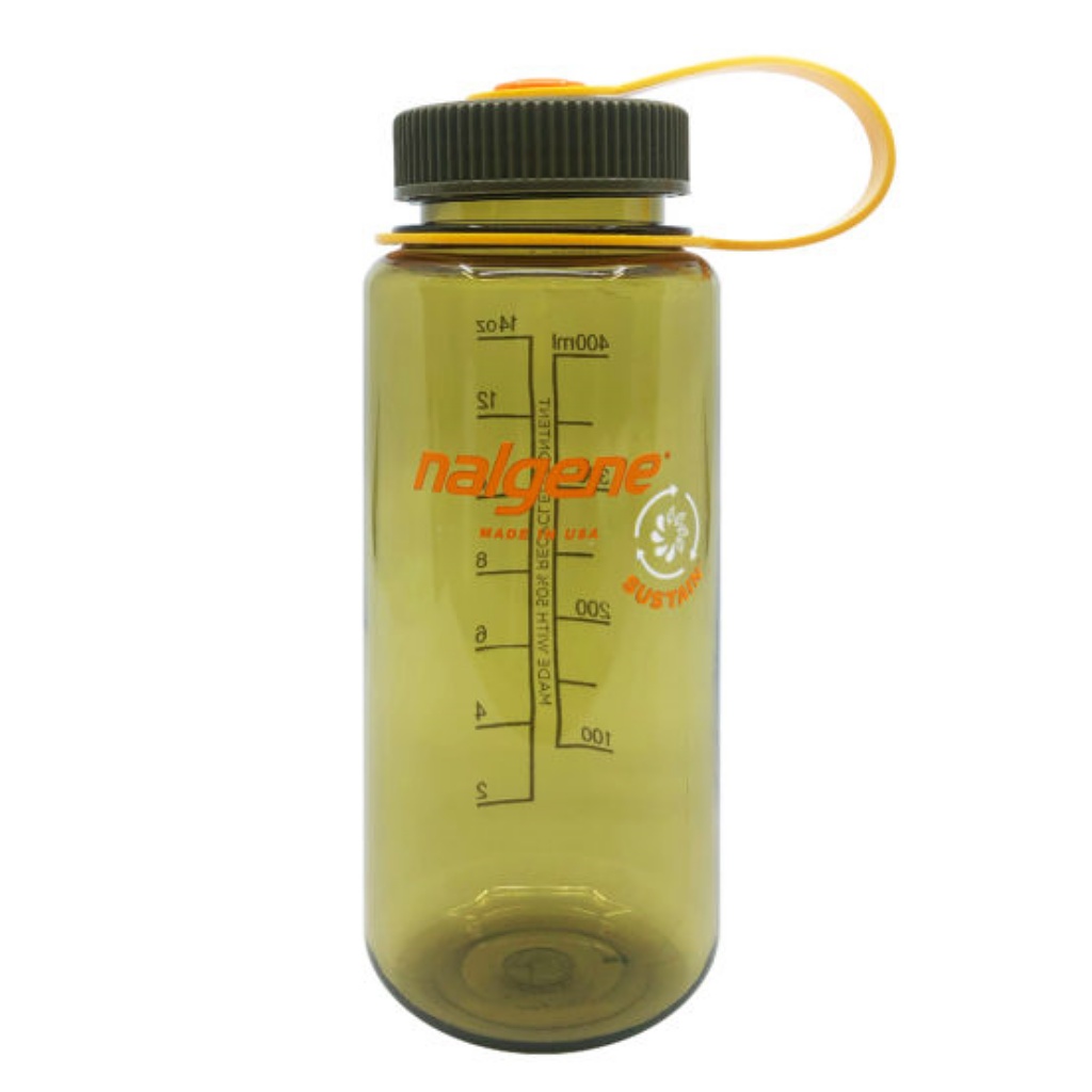 Nalgene 500ml Wide Mouth Tritan Sustain Water Bottle - Olive