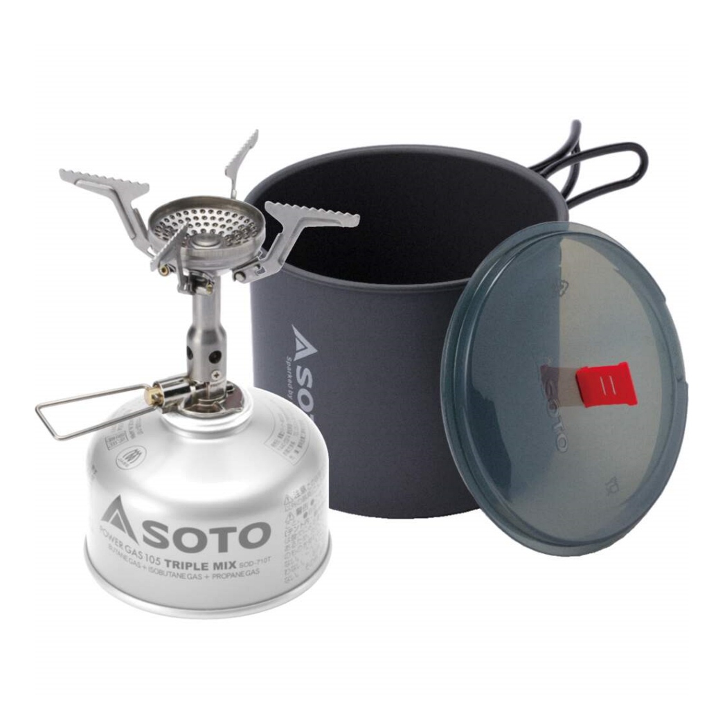 Soto Amicus Gas Stove & 1L New River Cook Pot - SPECIAL OFFER