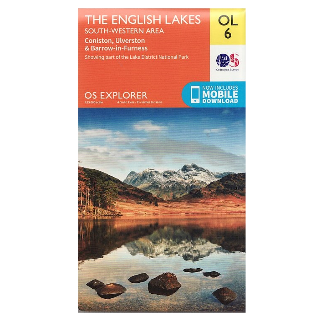 OS Explorer OL6 The Lake District - South Western 