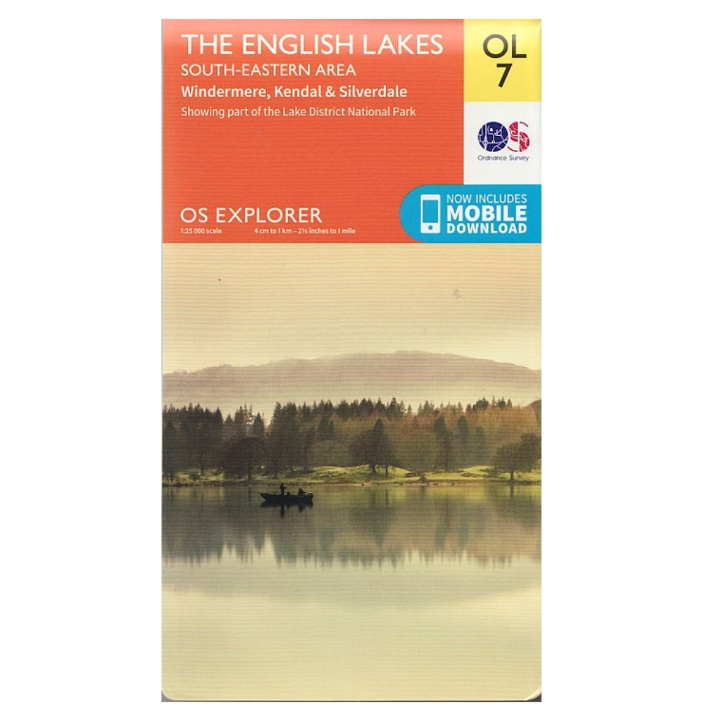 OS Explorer OL7 The Lake District - South Eastern 