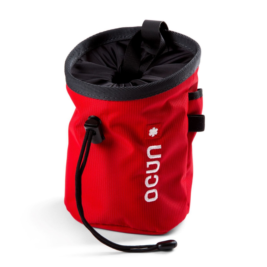 Ocún Push Chalk Bag & Belt - Red Twist