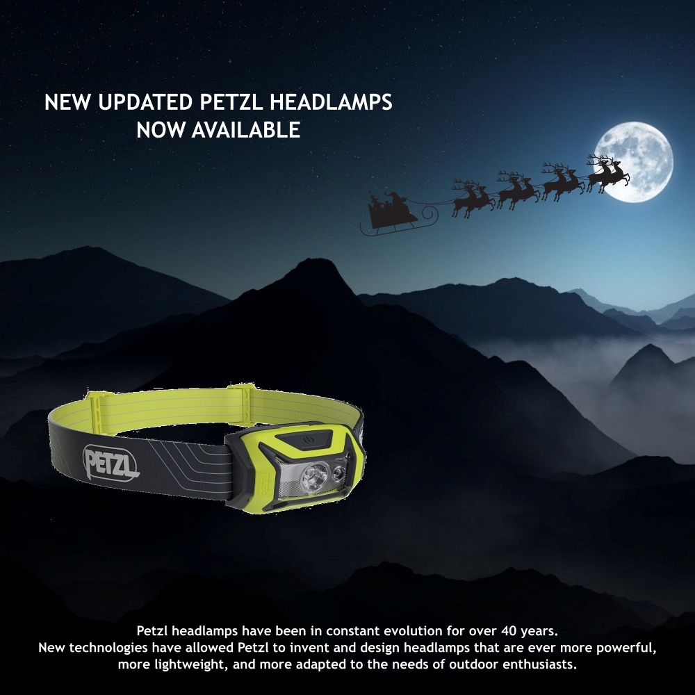 THE LATEST PETZL HEADLAMPS