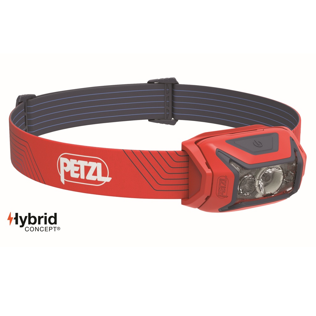 Petzl Actik Headlamp 450 Lumens Red 
