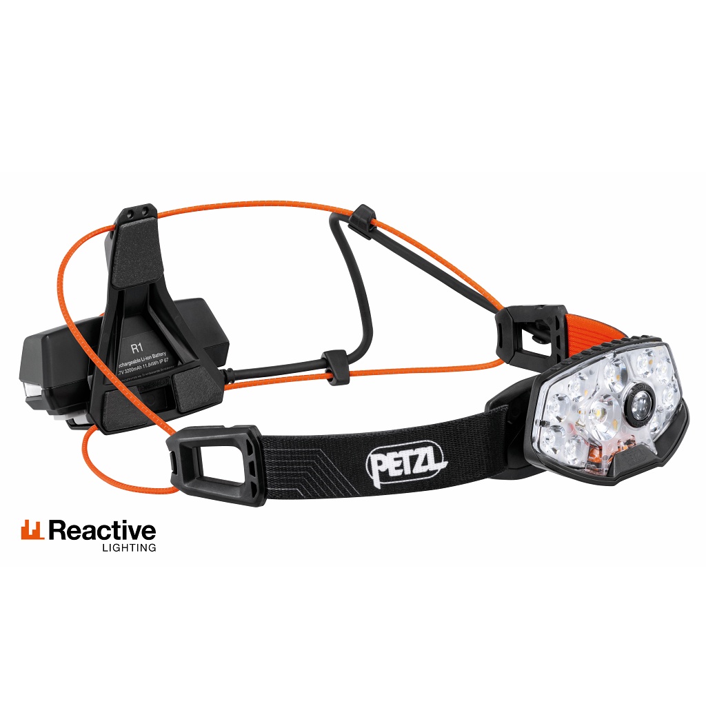Petzl Nao RL Rechargeable Headlamp 1500 Lumens Reactive Lighting