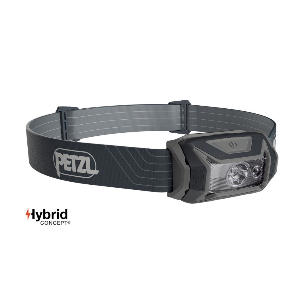 Petzl Tikka Headlamp 350 Lumens Gray - New For AW 22