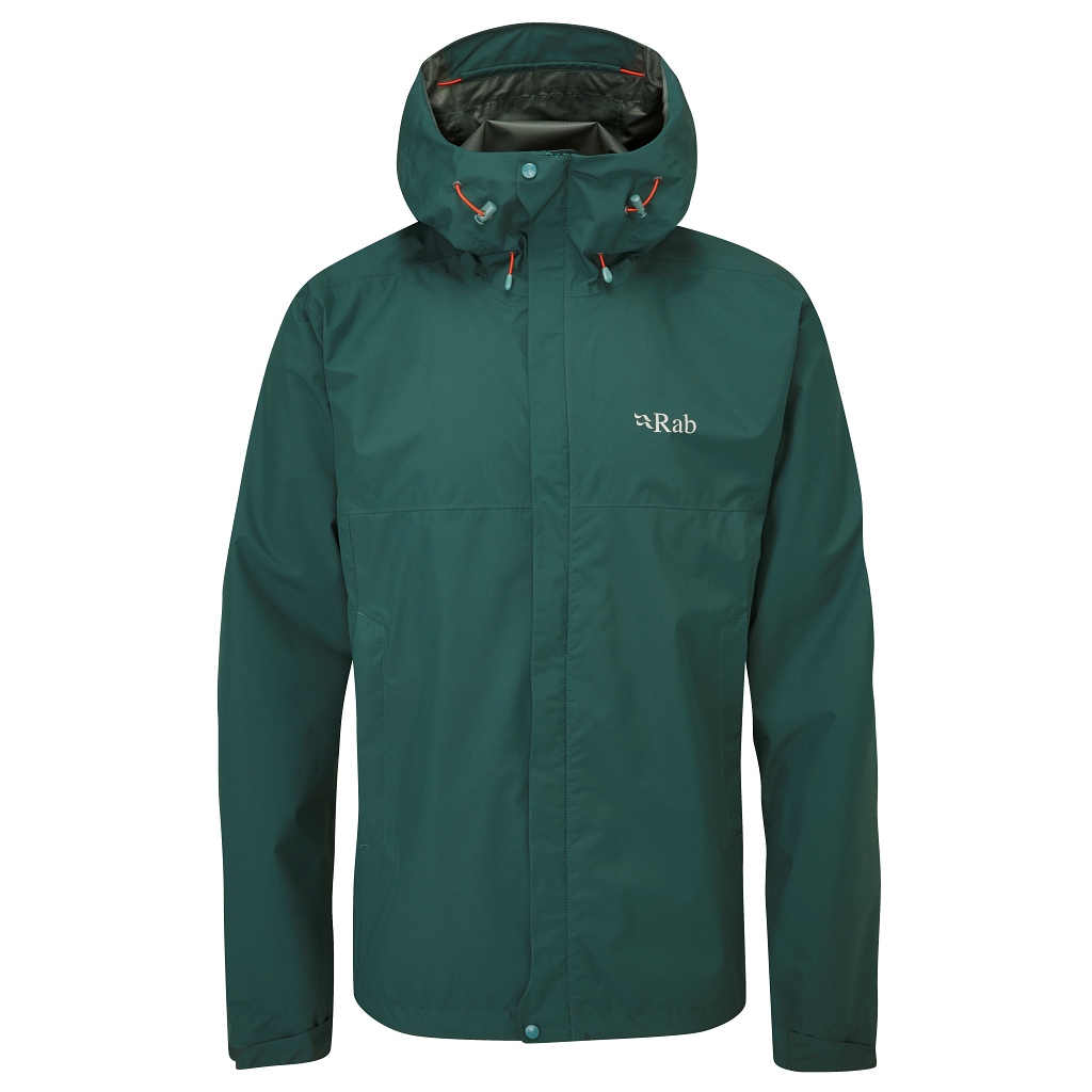 Rab Downpour Eco Jacket Mens - Pine