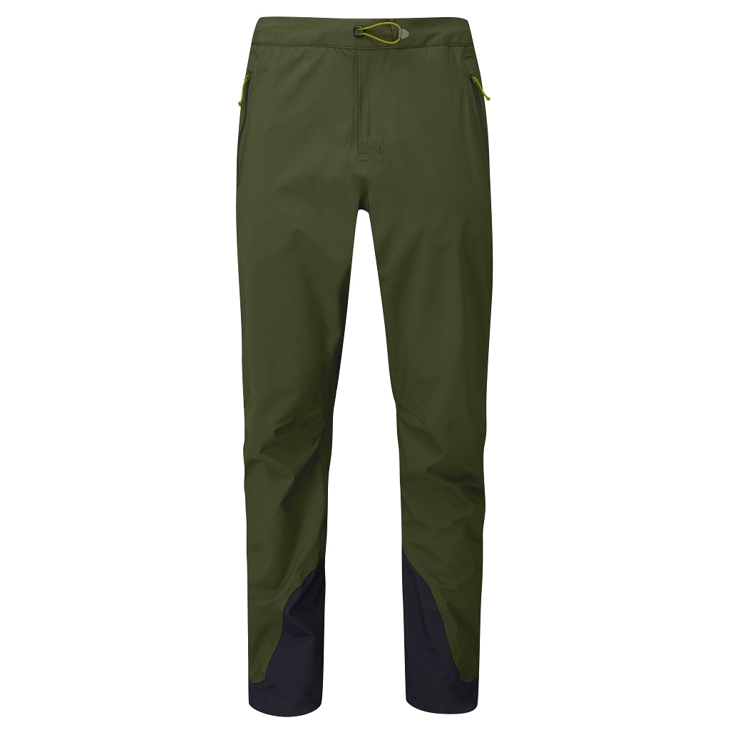 Rab Kinetic Alpine 2.0 Waterproof Pant Mens Army - Regular Leg Length