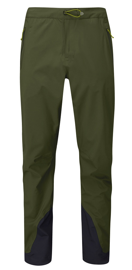 Rab Kinetic Alpine 2.0 Waterproof Pant Mens Army - Regular Leg Length
