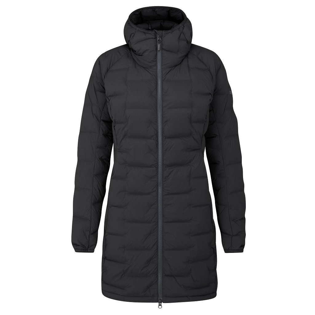 Rab Cubit Stretch Down Parka Womens - Ebony