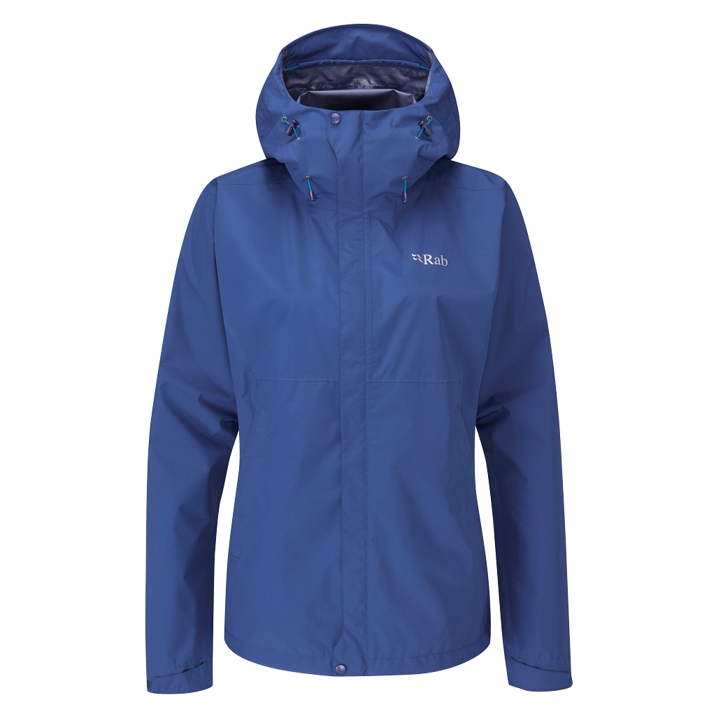 Rab Downpour Eco Jacket Womens - Nightfall Blue