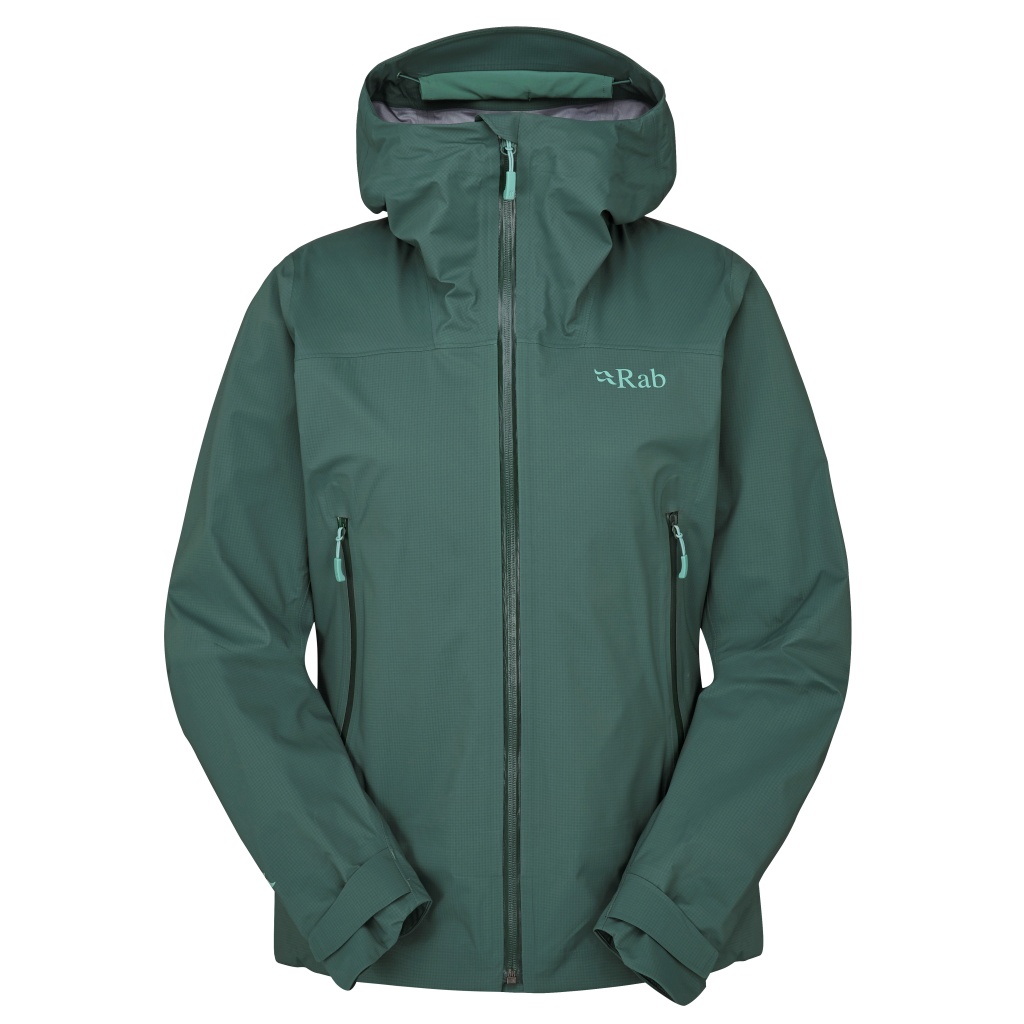 Rab Firewall Light Waterproof Jacket Womens - Green Slate