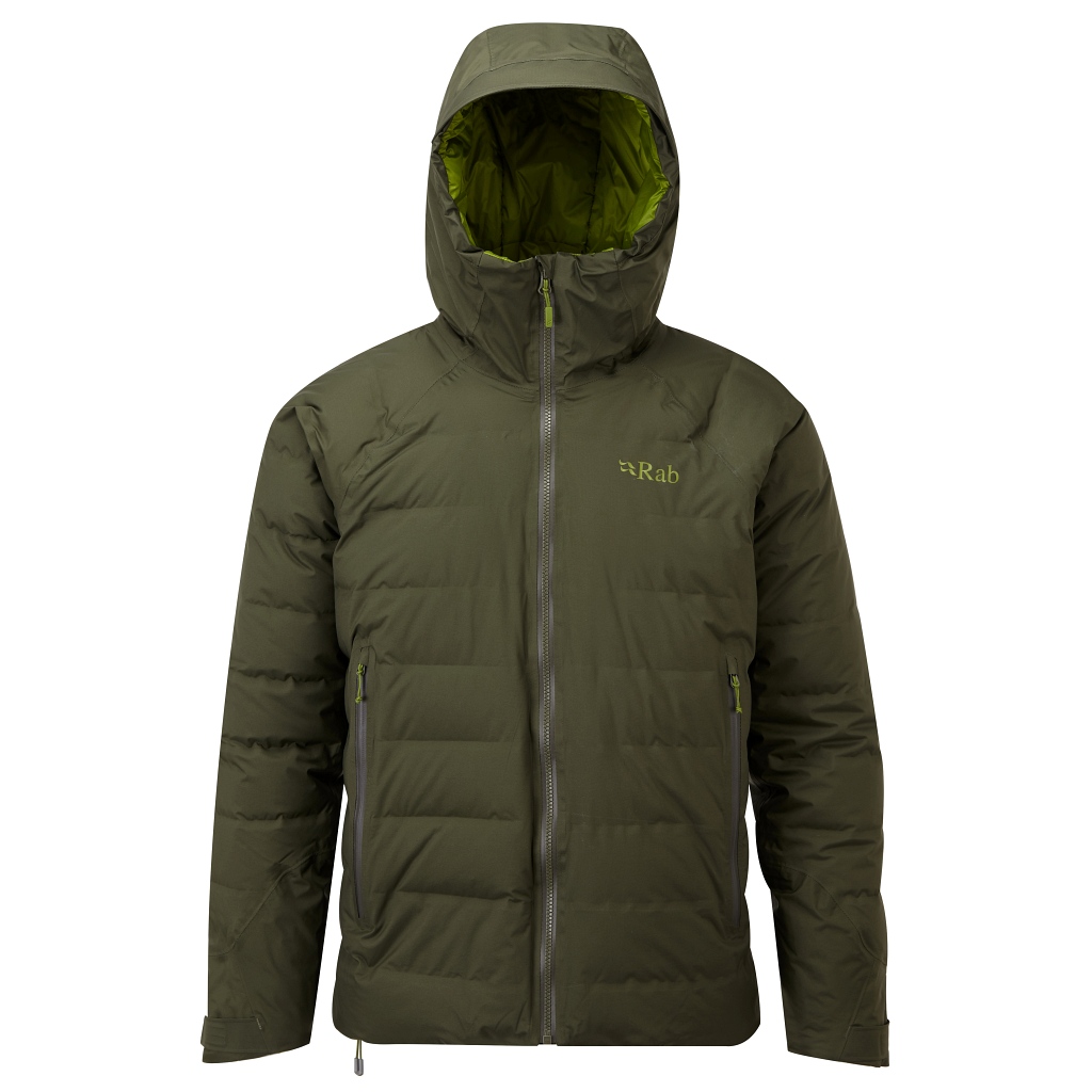 Rab Valiance Down Waterproof Jacket Mens - Army