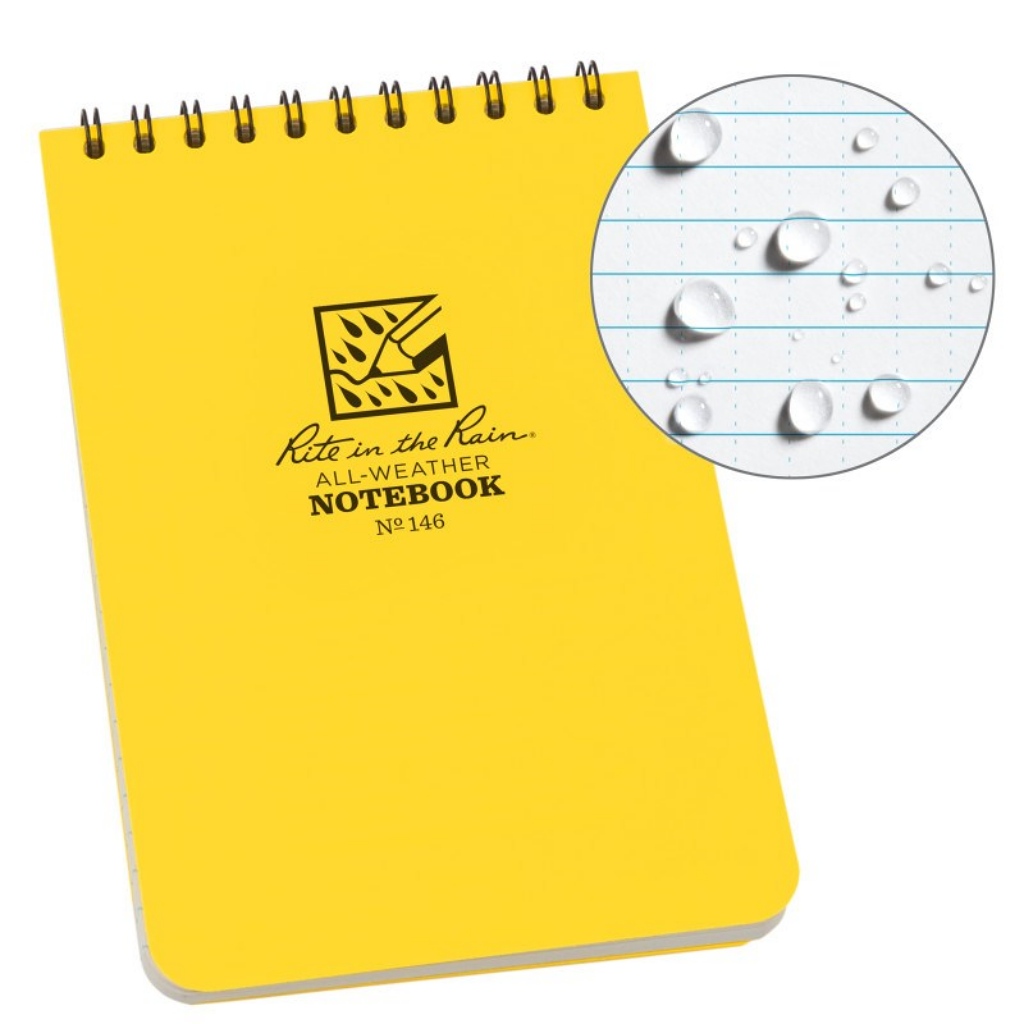 Rite in the Rain Universal Notebook 4" x 6" Yellow No.146