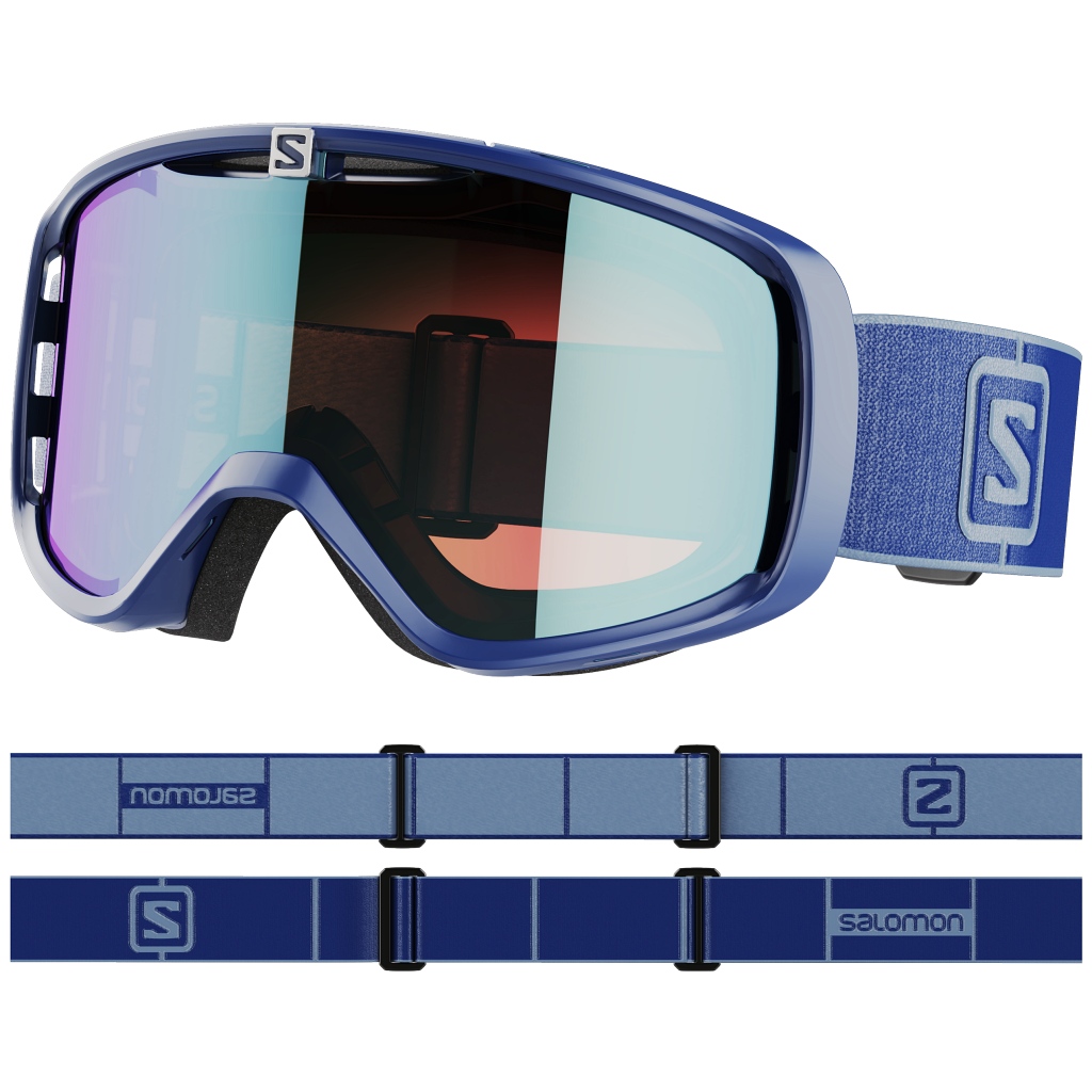 Salomon Aksium Photo Ski Goggles Cat.1-3 Unisex - Navy / AW Blue